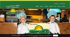 Desktop Screenshot of bistro-dromader.pl